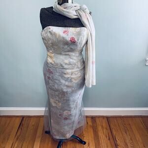 Vintage After Five strapless sheath dress